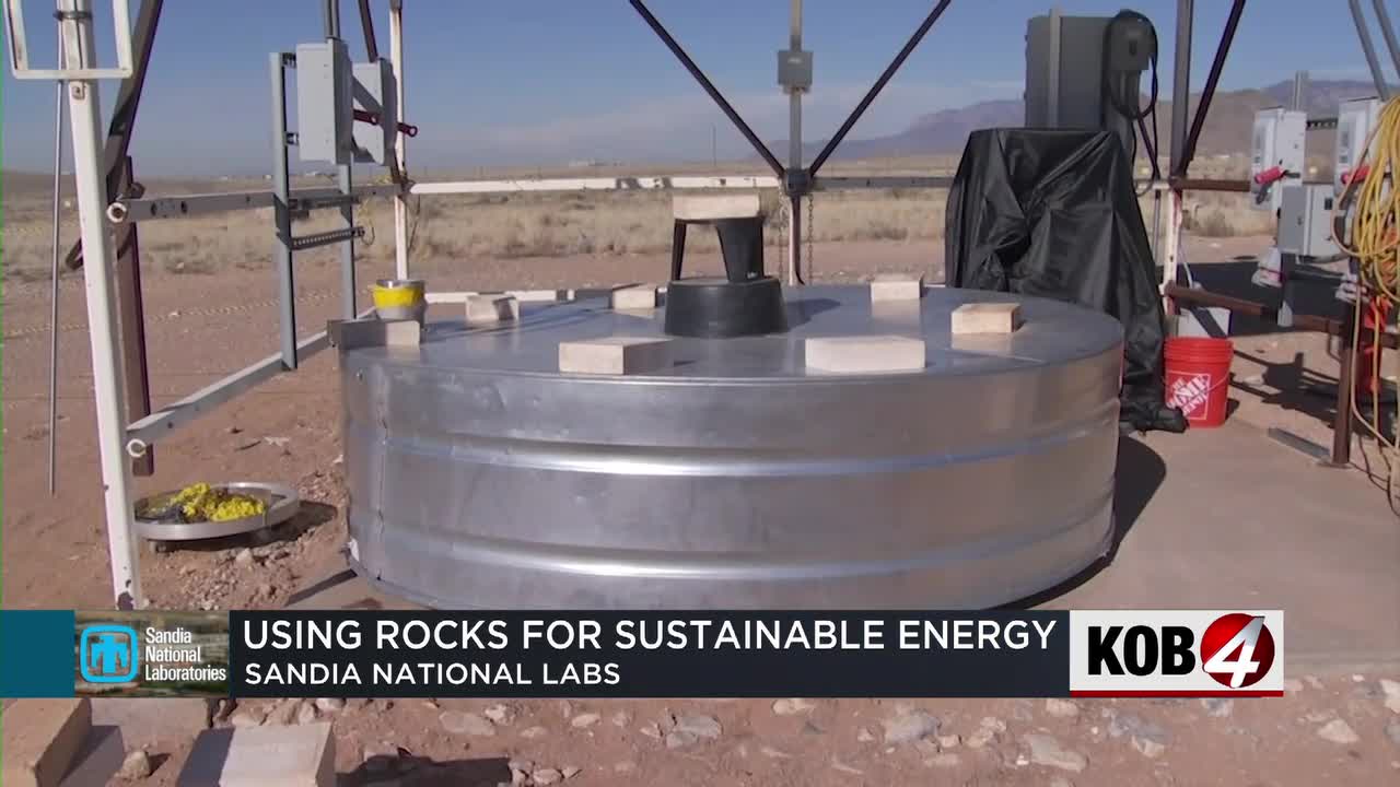 Sandia national labs engineers hope rocks will revolutionize sustainable energy