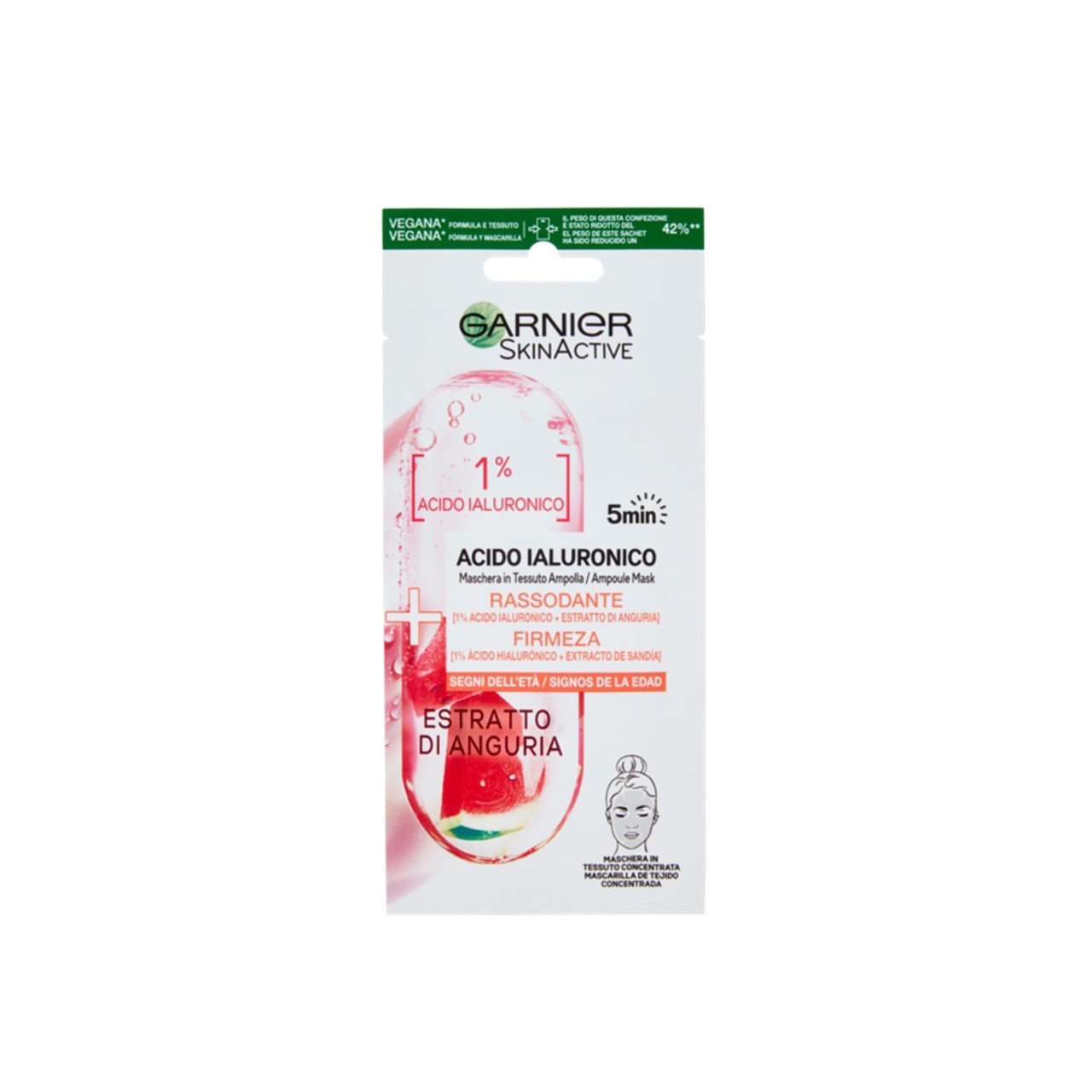 Buy garnier skin active hyaluronic acid firming ampoule sheet mask g