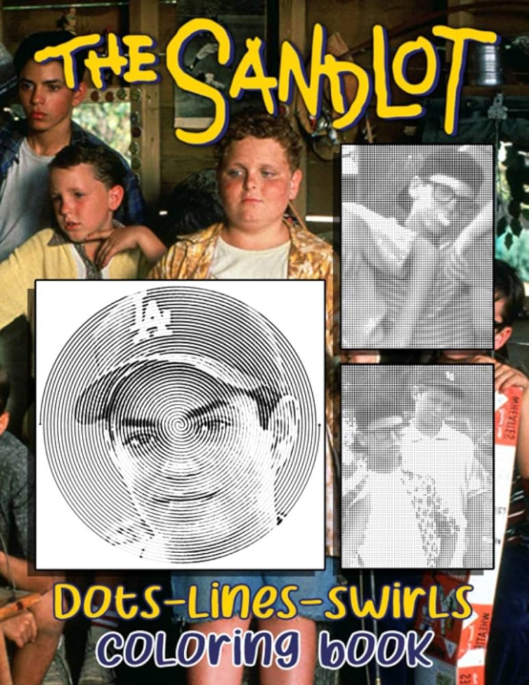 The sandlot dots lines swirls coloring book the sandlot diagonal line swirls activity books for adult and kid said mylan books