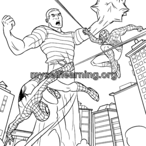 Spiderman coloring sheet archives