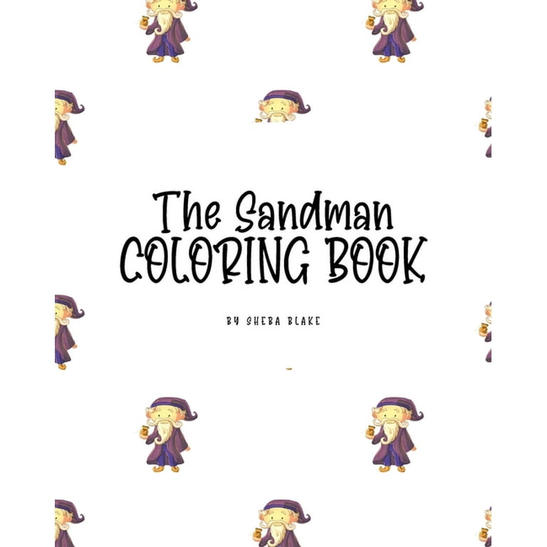 The sandman coloring book for children x coloring book activity book paperback