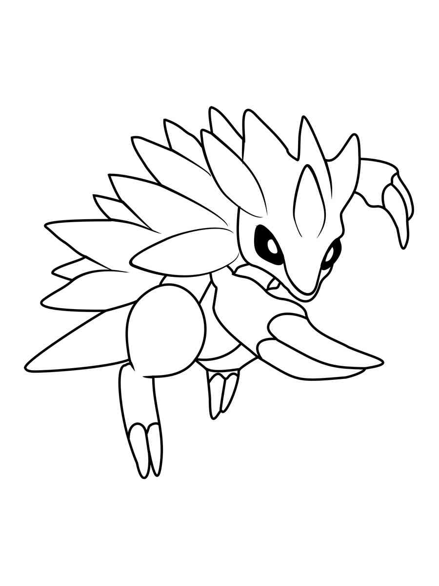 Pokemon sandslash coloring pages