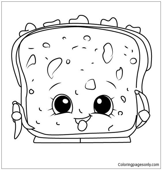 Lana banana bread shopkins coloring page shopkins colouring pages shopkins coloring pages free printable free kids coloring pages