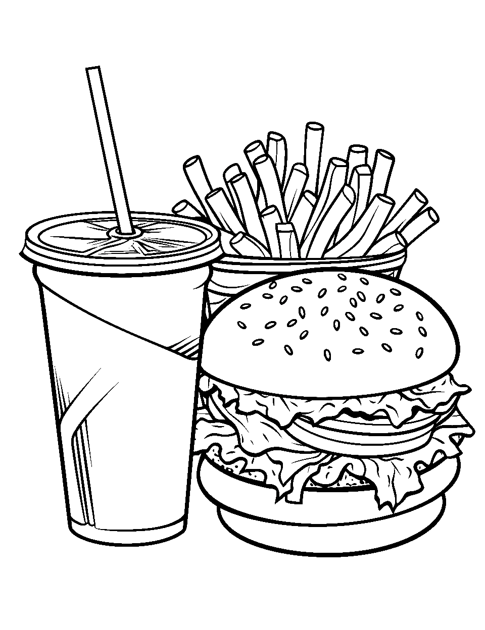 Food coloring pages free printable sheets