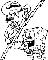 Sandy cheeks coloring pages spongebob