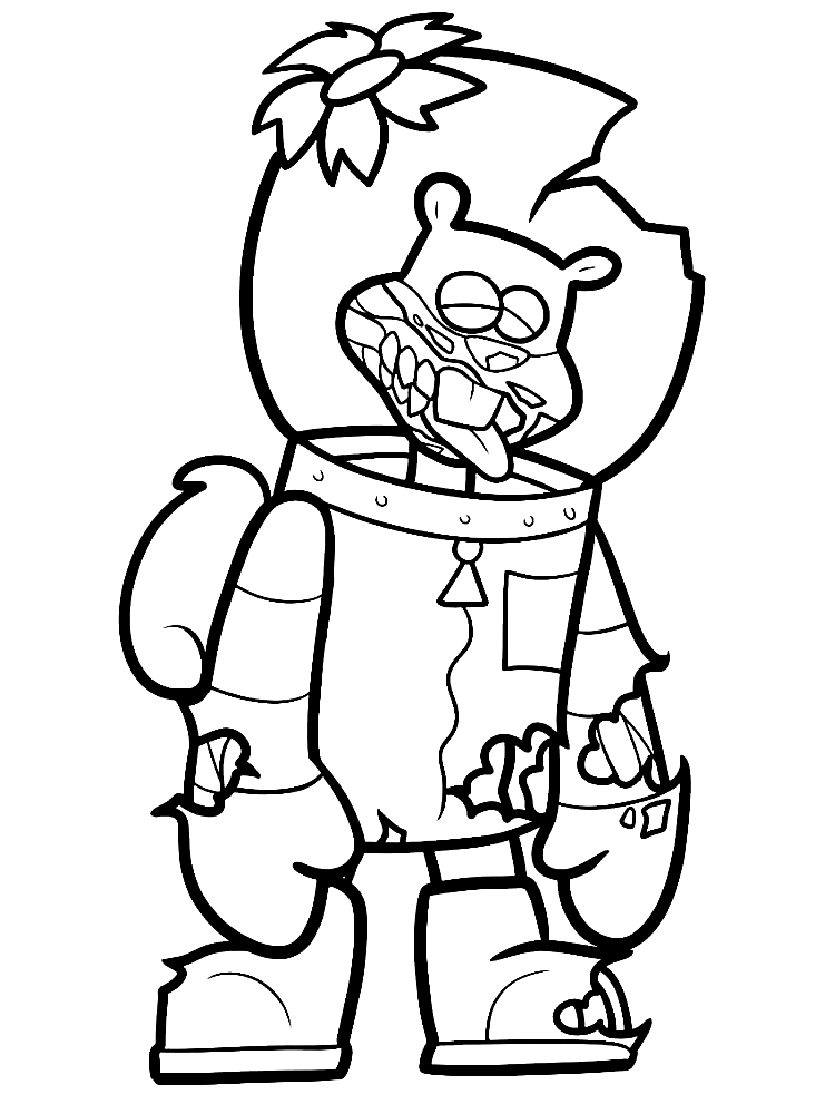 Sandy cheeks coloring pages printable for free download