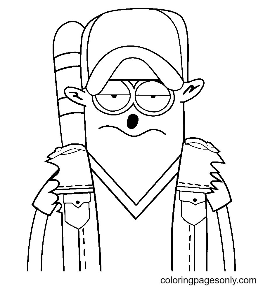 Regular show coloring pages printable for free download