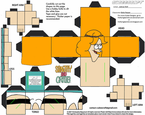 Sanjay and craig toys free printable papercraft templates