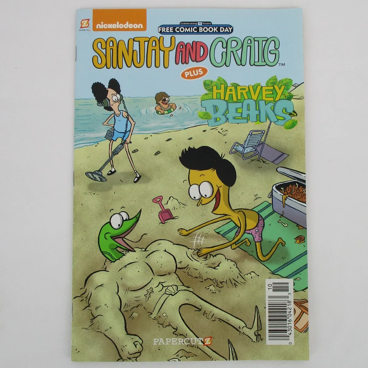 Sanjay and craig plus harvey beaks ic book nickelodeon papercutz vol no