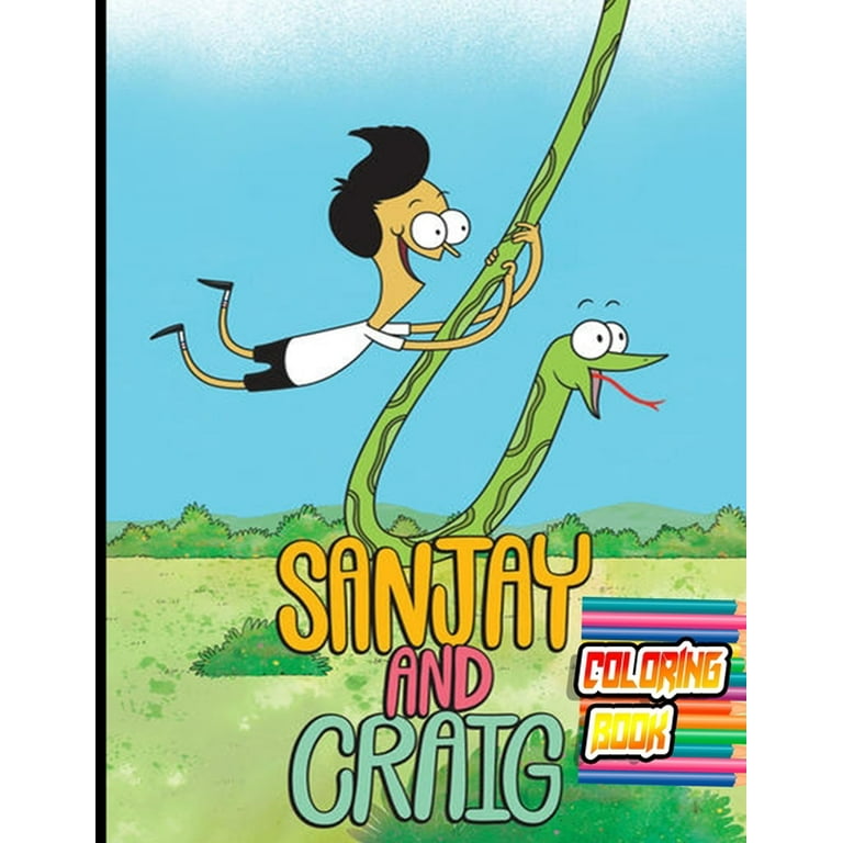 Sanjay and craig coloring book over pages of high quality sanjay and craig colouring designs for kids and adults