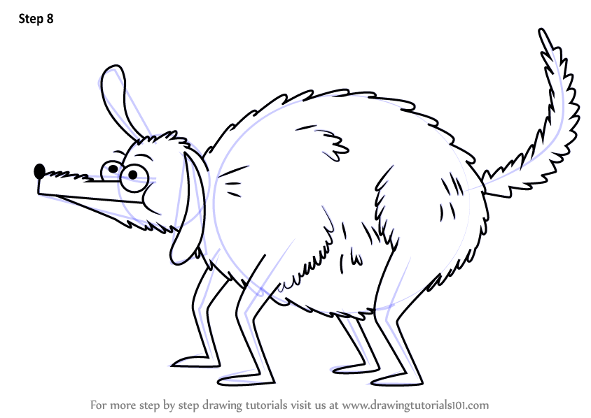 How to draw barfy from sanjay and craig sanjay and craig step by step