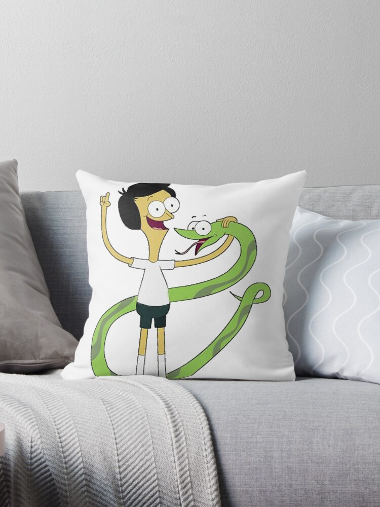 Sanjay and craig throw pillow for sale by bennoscarmo