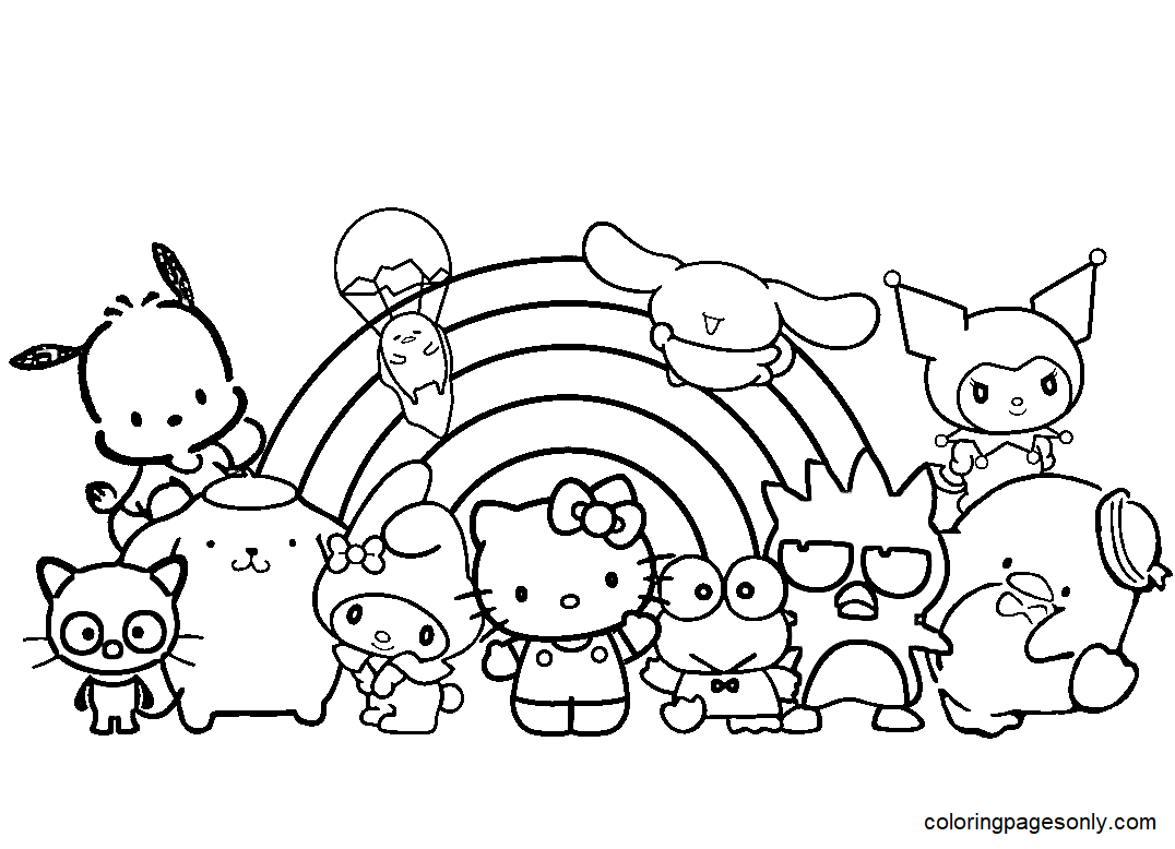 Hello kitty coloring hello kitty colouring pages cute coloring pages