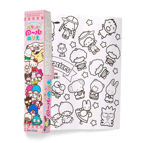 Hello kitty friends coloring pages roll