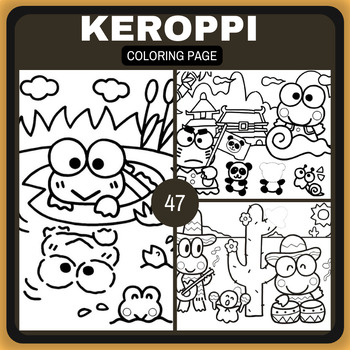 Keroppi coloring pages hop into fun with your favorite sanrio character top