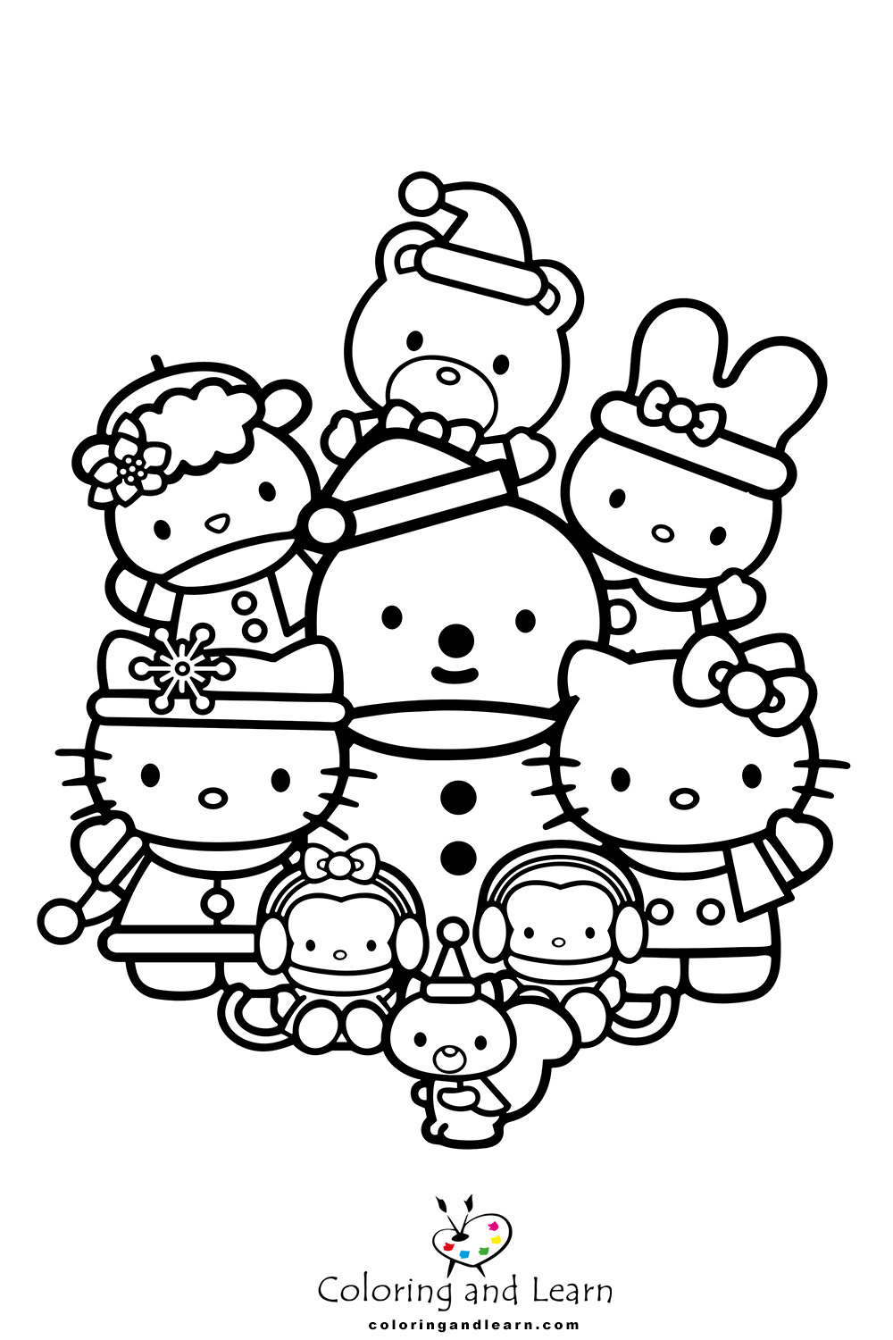 Sanrio coloring pages