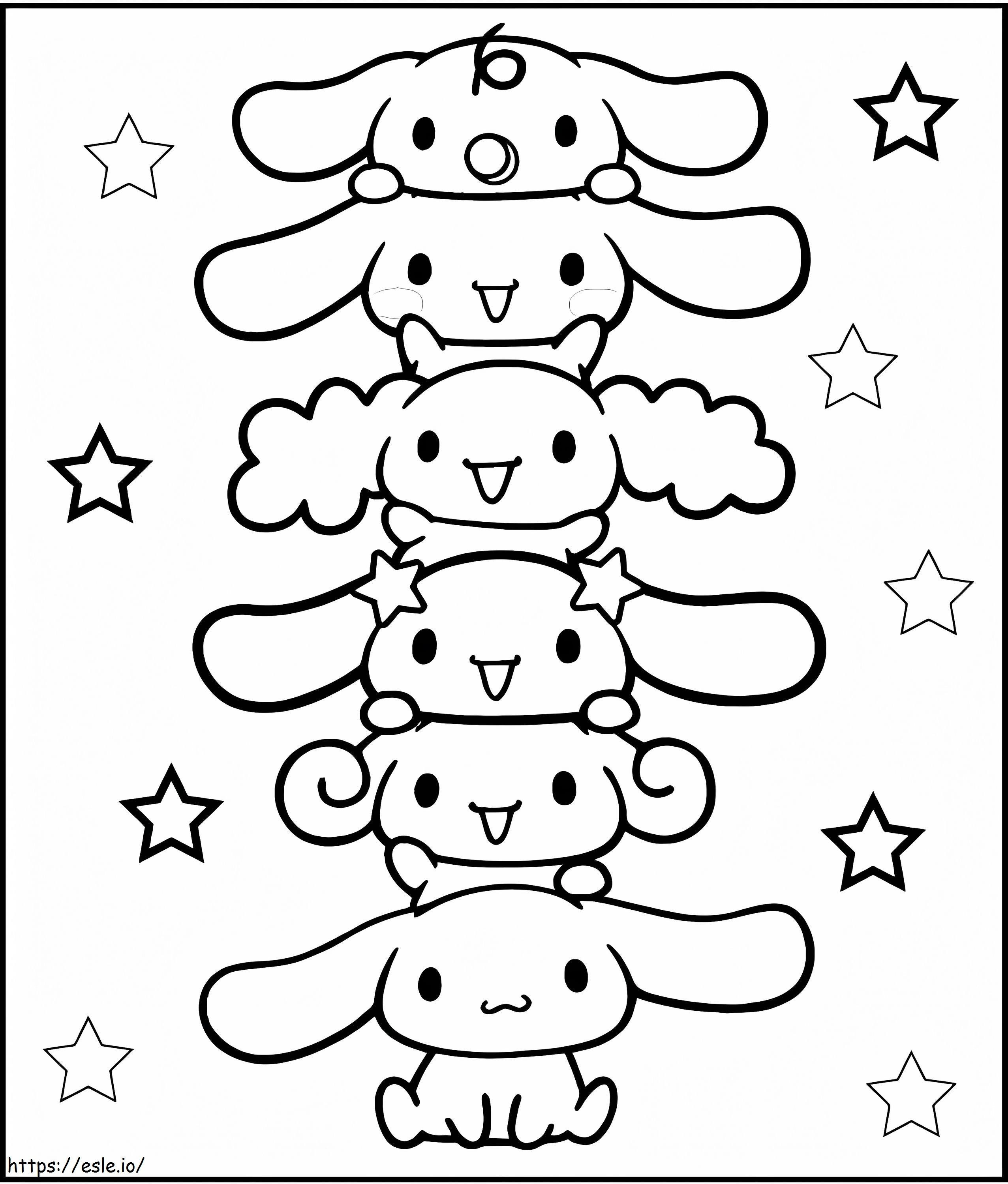 Cinnamoroll from sanr coloring page