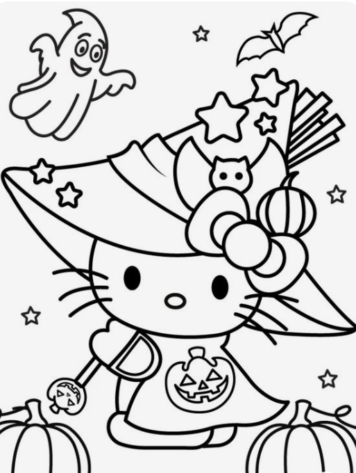 Best halloween coloring pages for kids in