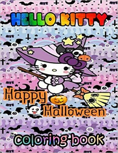 Hello kitty halloween coloring book awesome halloween coloring book