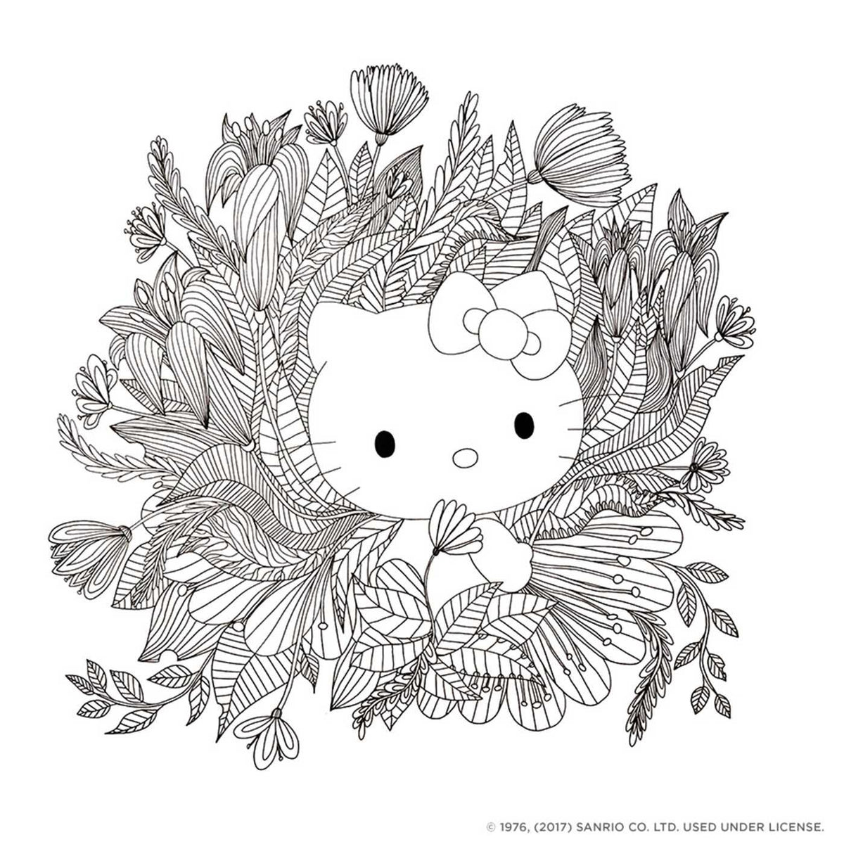 Hello kitty friends coloring book â the soog