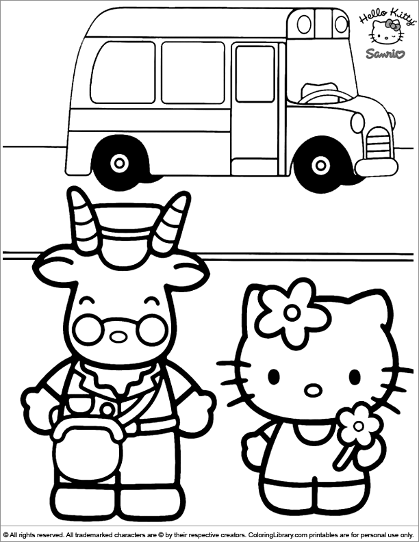 Colouring sheet