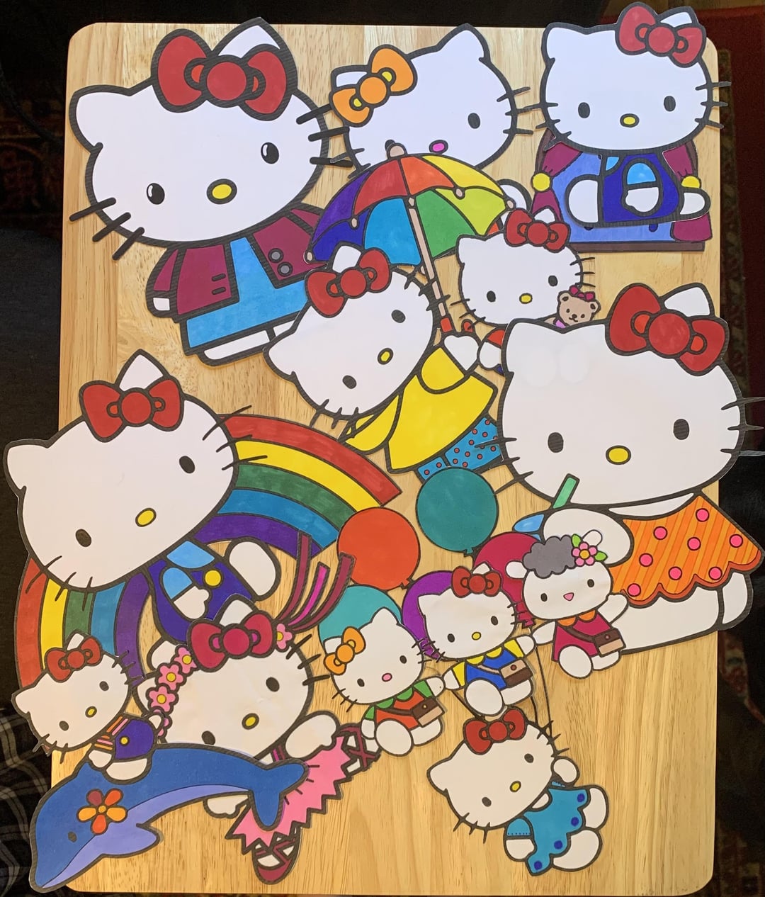 I dowloaded a bunch of free hello kitty coloring pages put them into pdf thought i would share links in ments rageregression