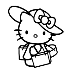 Top free printable hello kitty coloring pages online