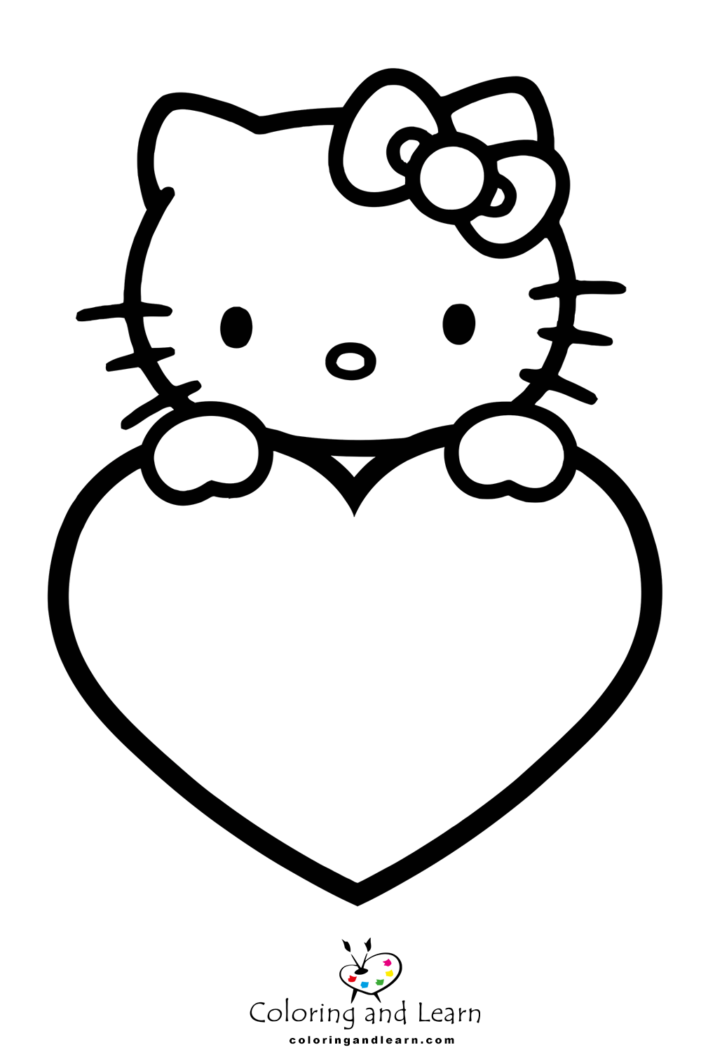 Hello kitty coloring pages