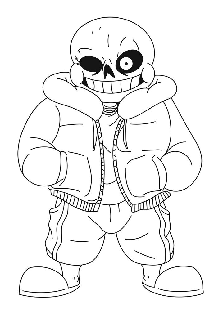 Sans coloring