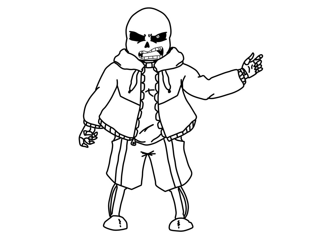 Undertale coloring pages