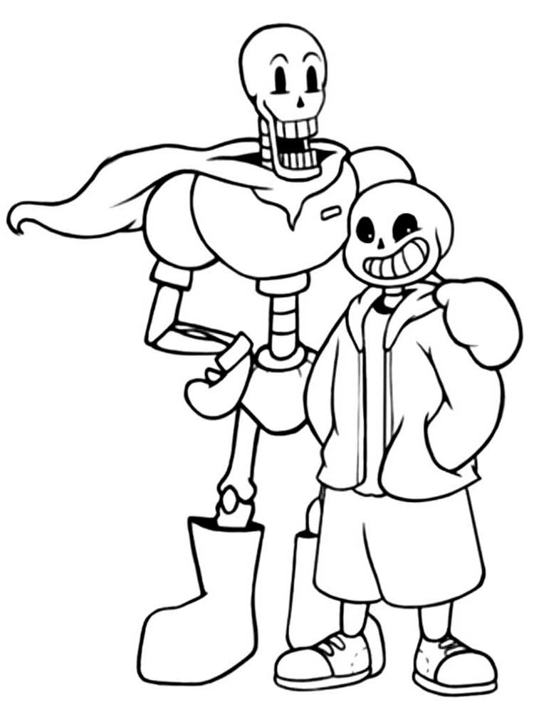 Undertale coloring pages