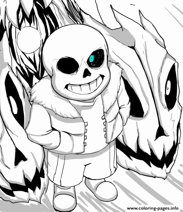 Sans and papyrus coloring pages at getdrawings free download