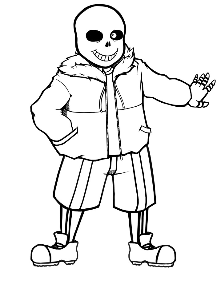 Undertale coloring pages