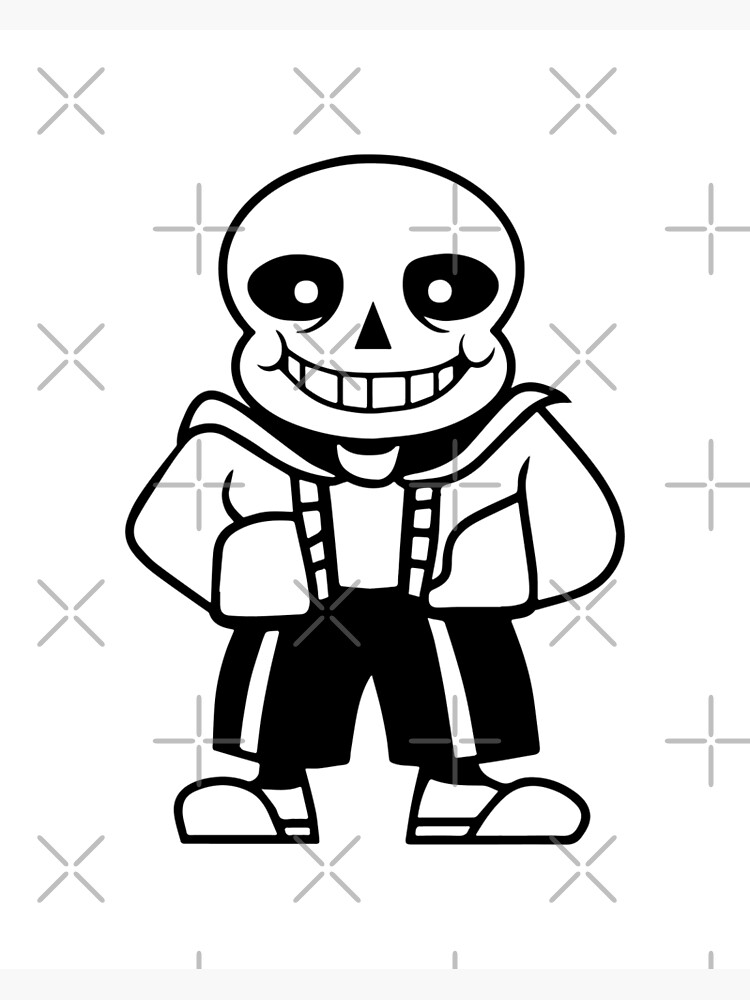 Sans undertale photographic print for sale by pinelemon