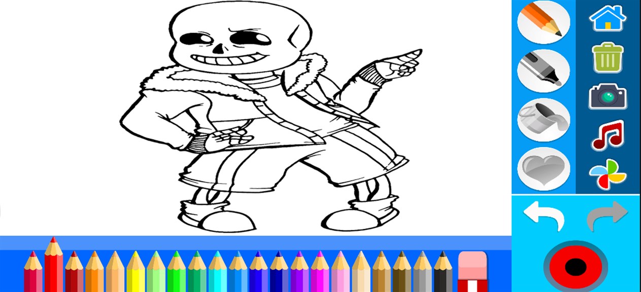 Sans under coloring