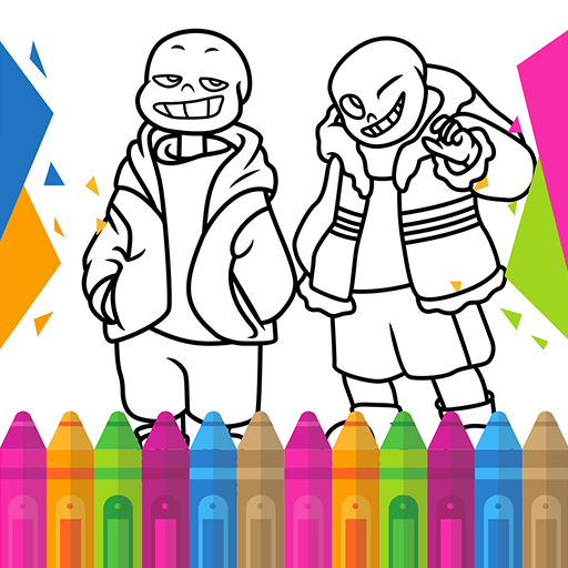 Coloring sans undertale â apps on