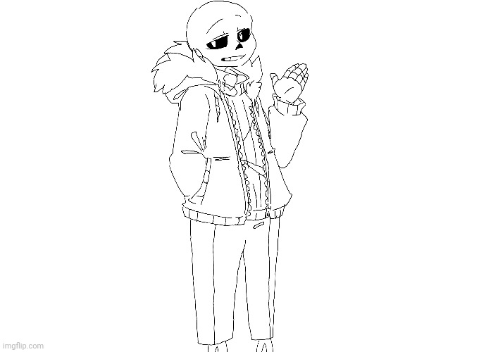 Just a sans drawing i did enjoy and rate it if you want