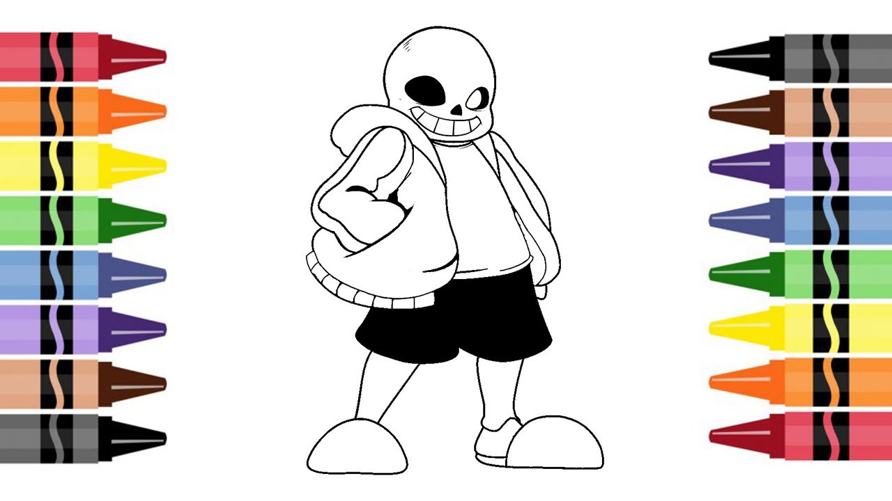 How to draw sans undertale draw with me