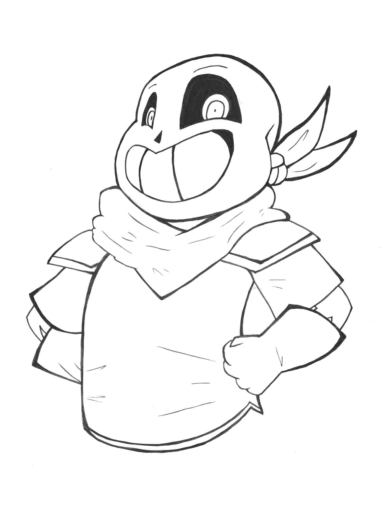 Sans coloring pages