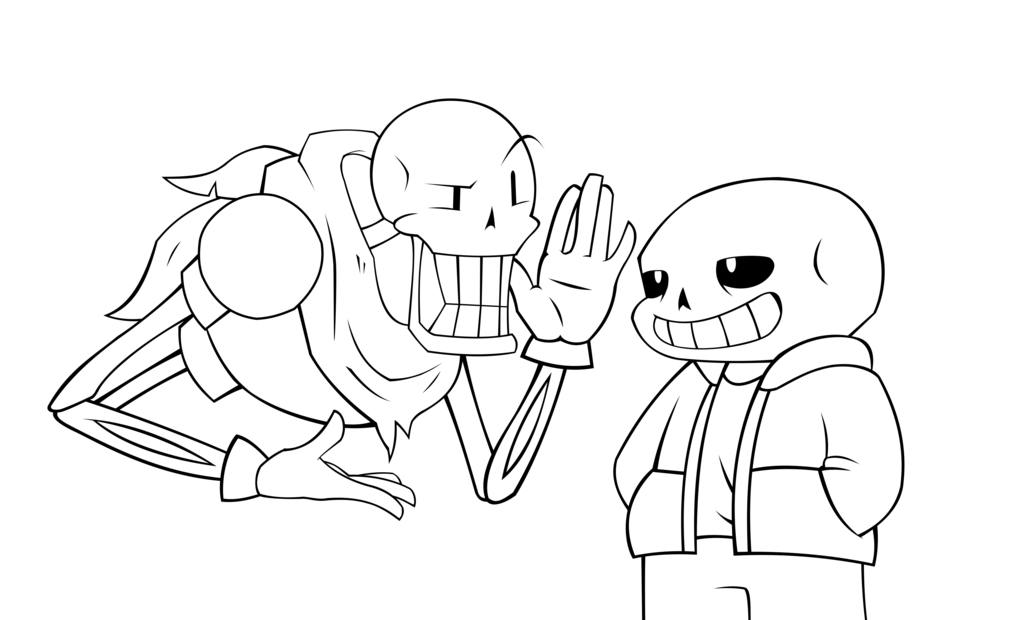 Undertale coloring pages