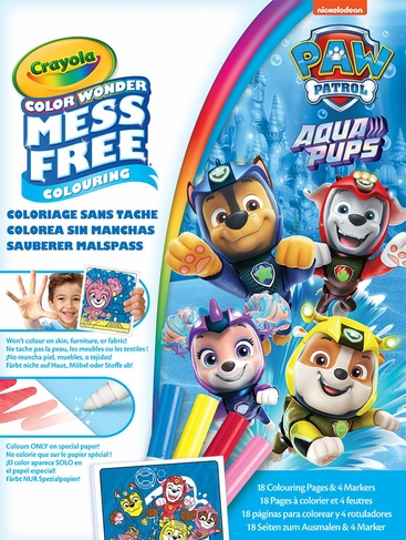 Crayola lour wonder mess free louring paw patrol