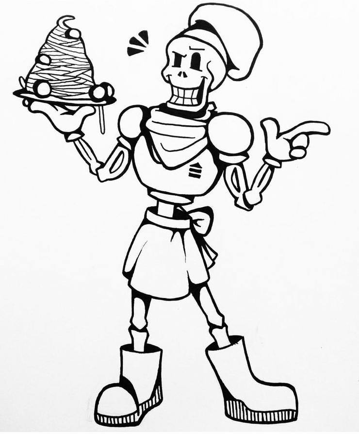 Undertale coloring pages