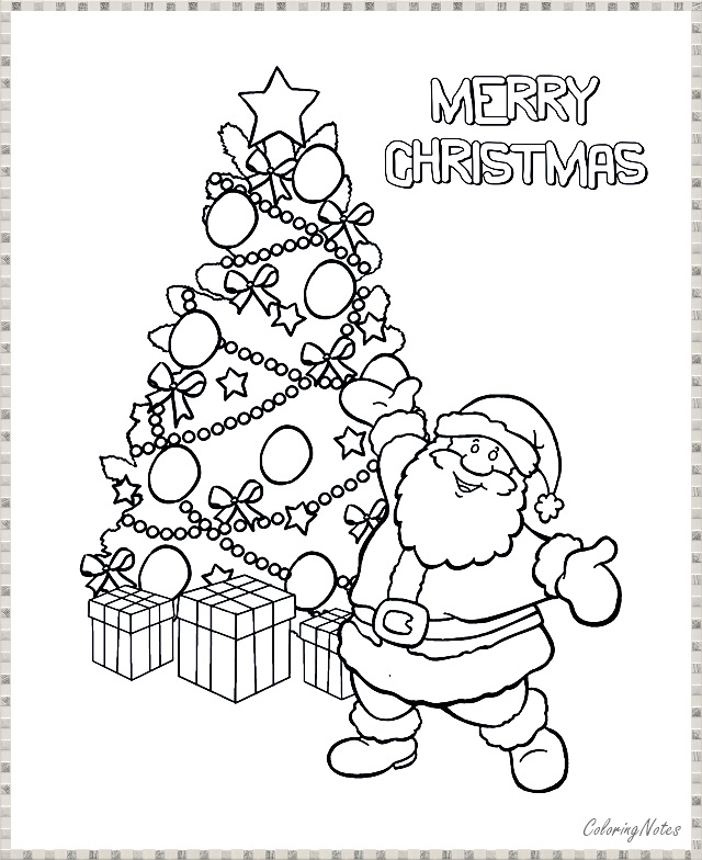 Santa christmas tree coloring pages free printable santa coloring pages christmas tree coloring page printable christmas coloring pages