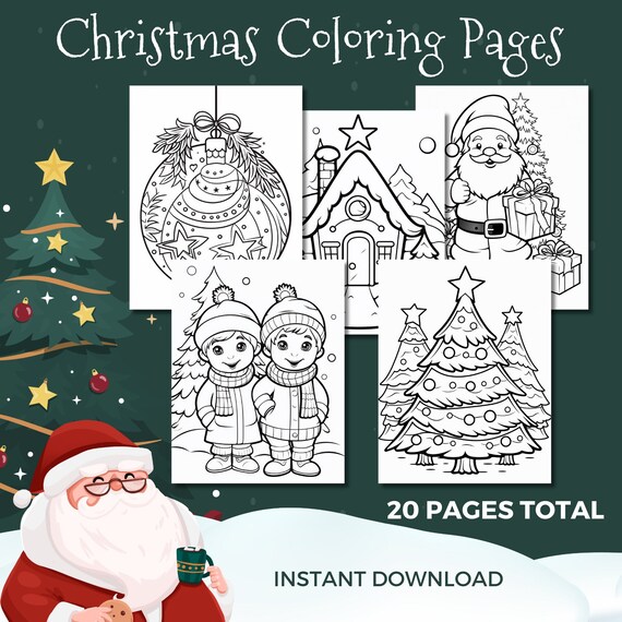 Santa claus coloring christmas tree coloring pages ornament coloring christmas coloring pages for kidschristmas coloring pages printable