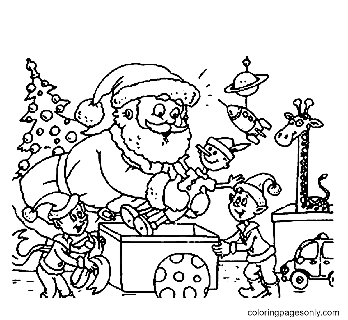 Elf coloring pages printable for free download