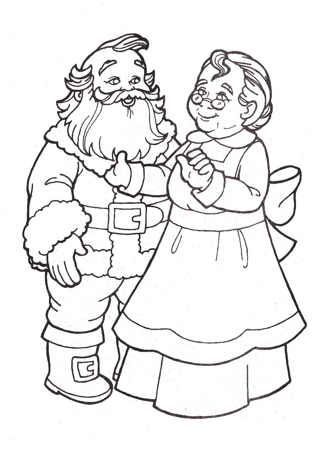 Mr and mrs santa claus