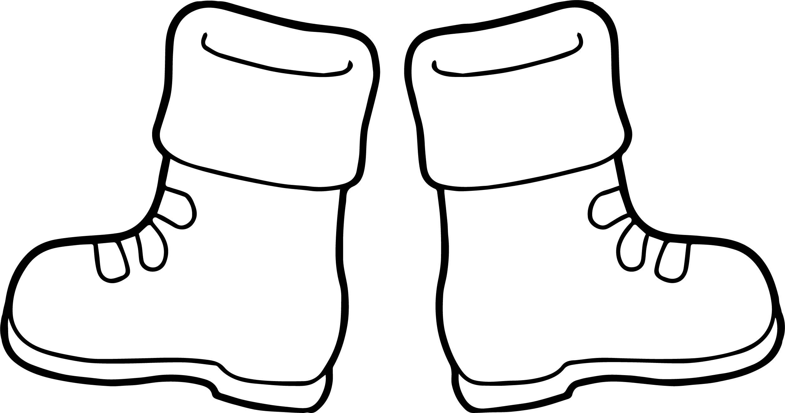 Nice winter boots coloring page santa boots winter boots winter crafts for kids