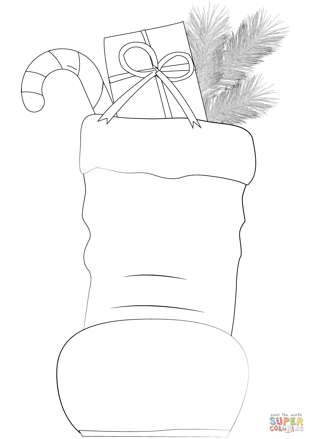 Santa claus boots coloring page free printable coloring pages