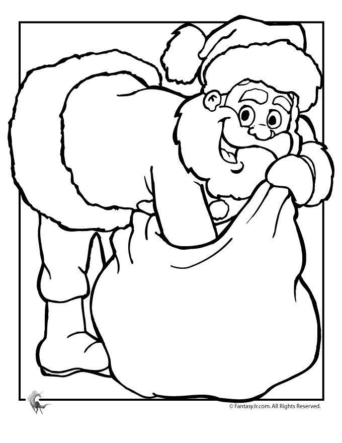 Santa coloring page woo jr kids activities childrens publishing santa coloring pages printable christmas coloring pages christmas coloring pages