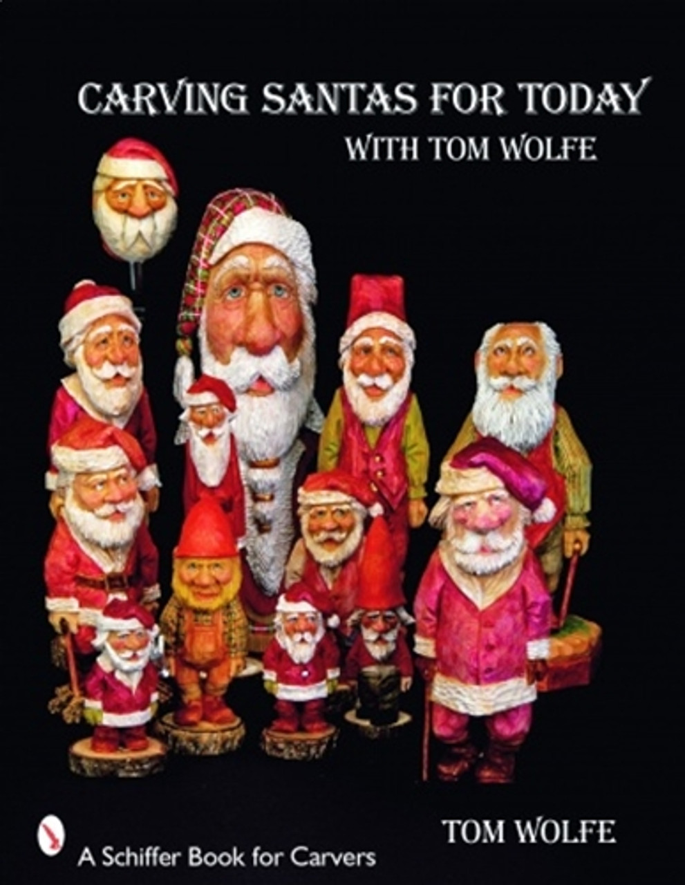 Carving santas for today cherry tree toys